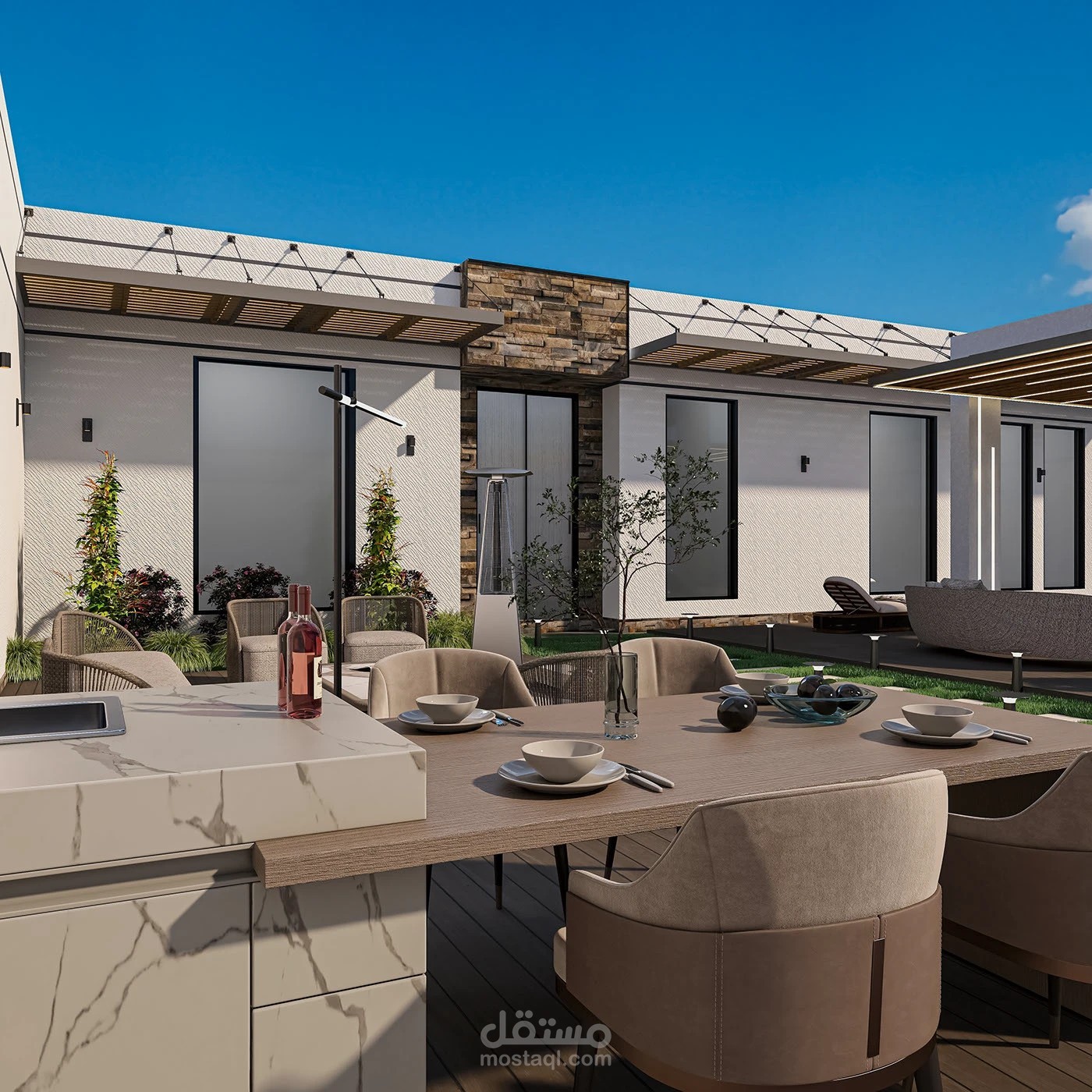 تصميم شاليه في الرياض