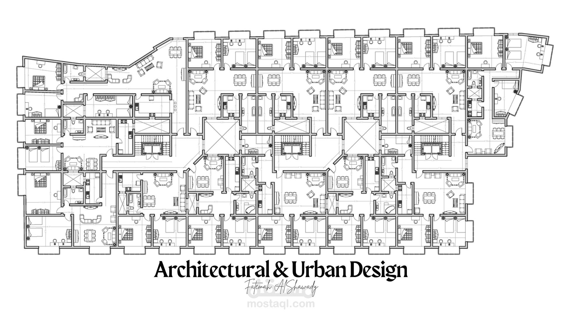 تصميم مشروعات سكنية (كفاءة استغلال المساحات)