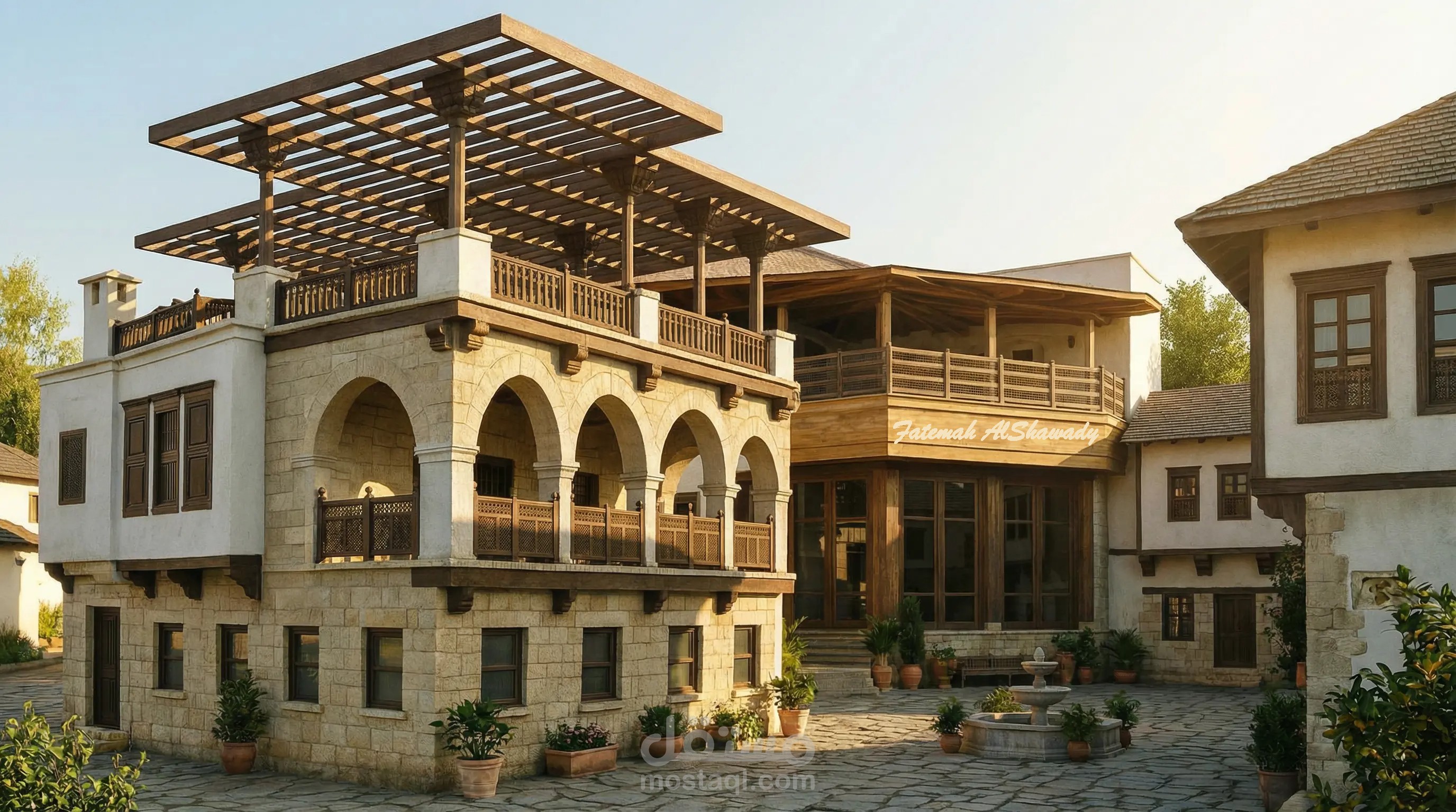 تصميم واجهات إسلامي 2D & 3D