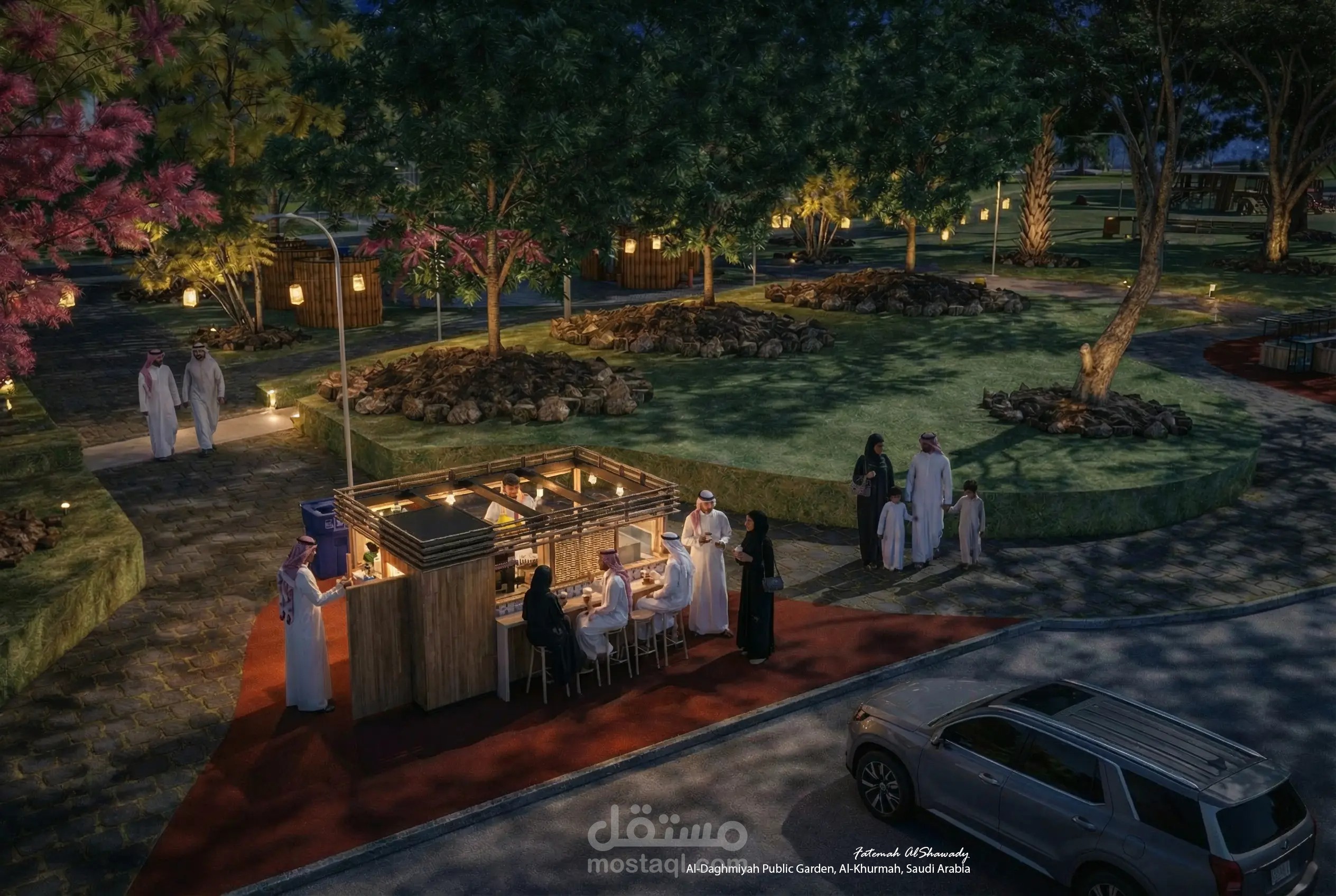 تصميم لاندسكيب حدائق عامة