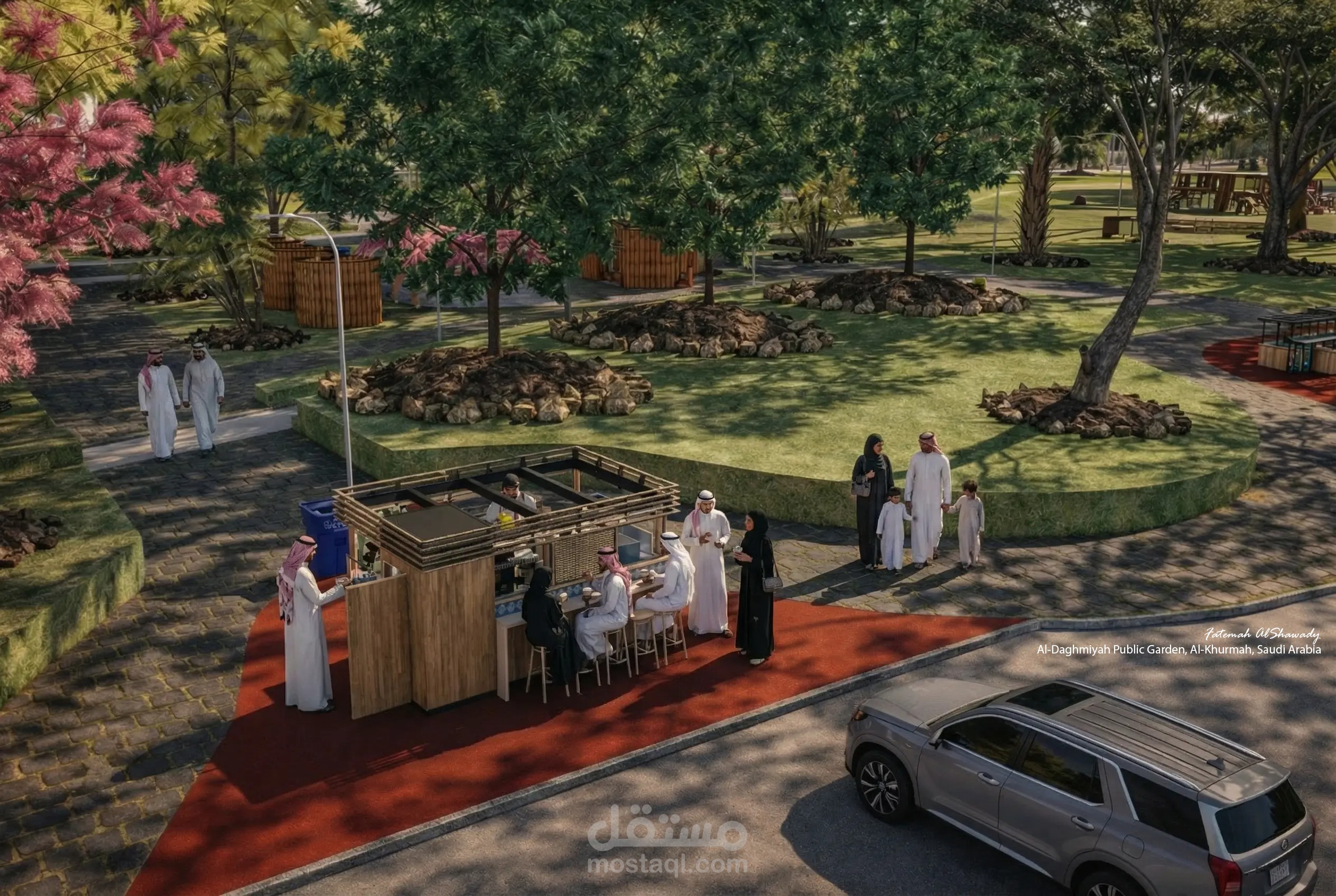 تصميم لاندسكيب حدائق عامة