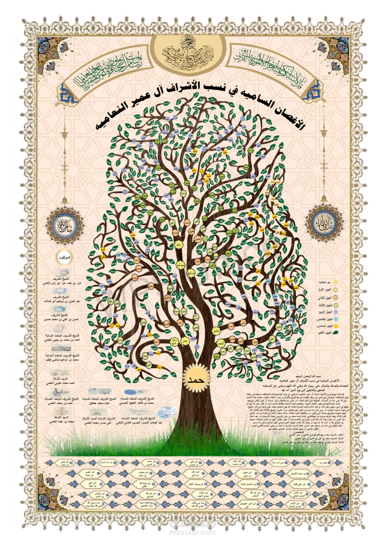 تصميم شجره عائله