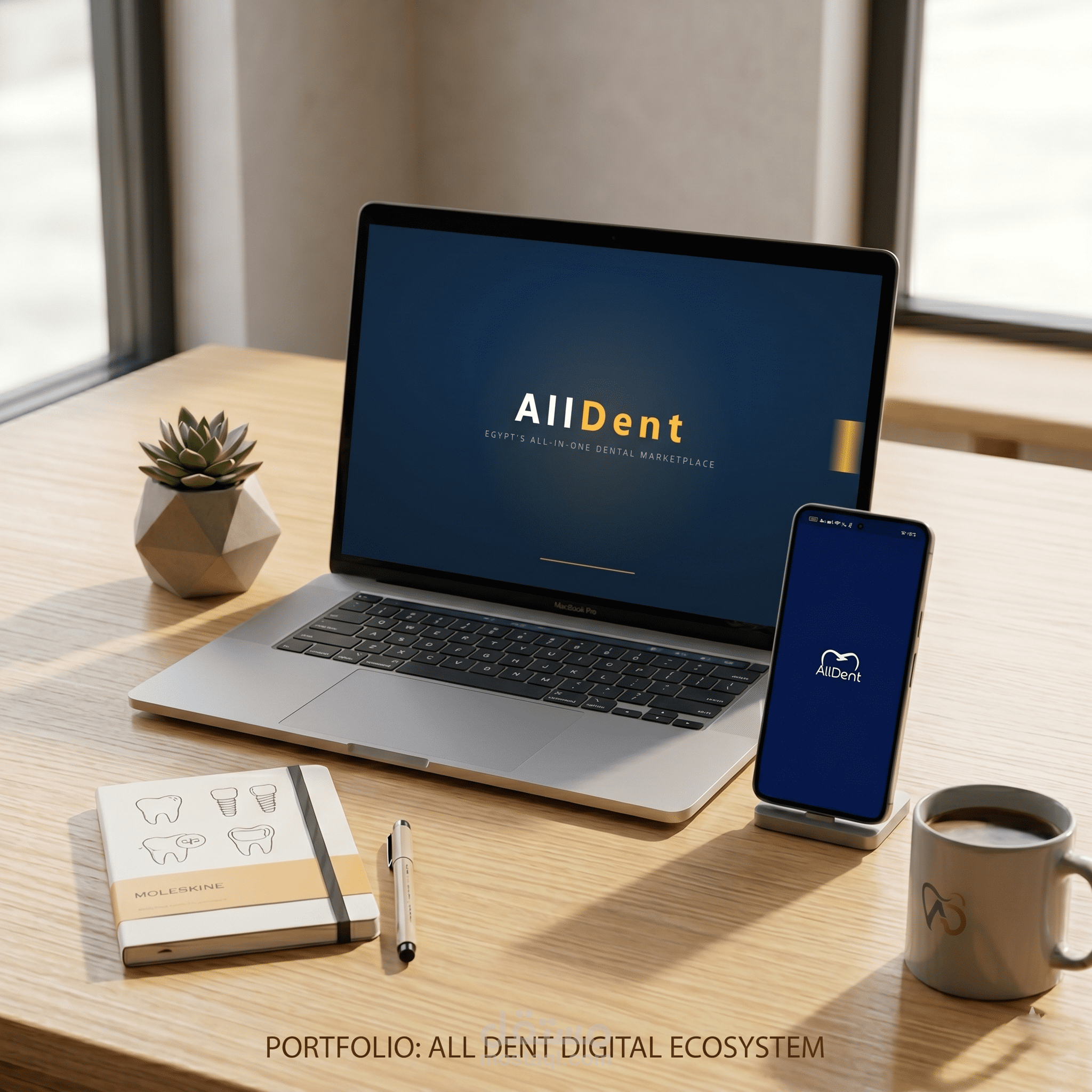 منصة وتطبيق AllDent (Multi-Vendor E-Commerce System)