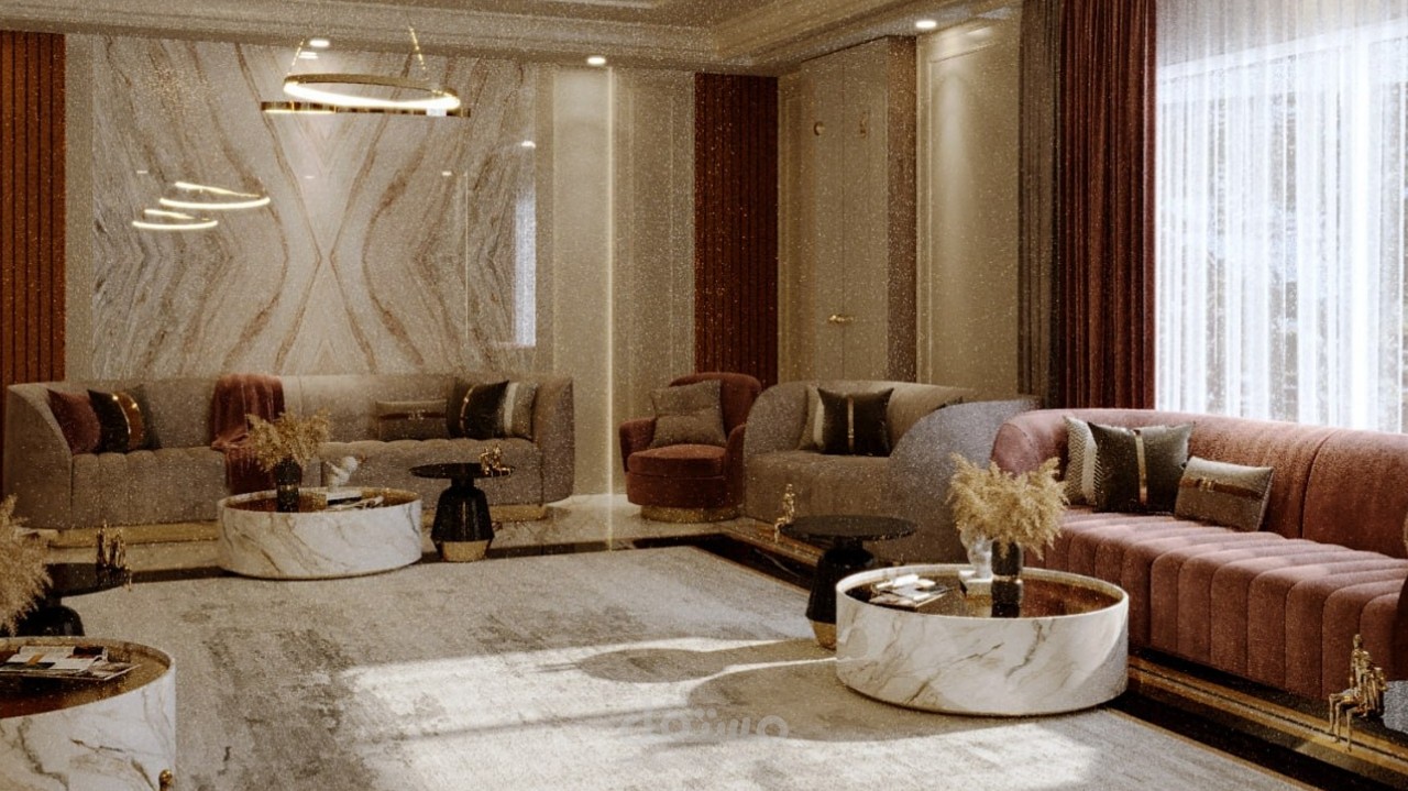 مجلس فاخر بتصميم عصري راقٍ