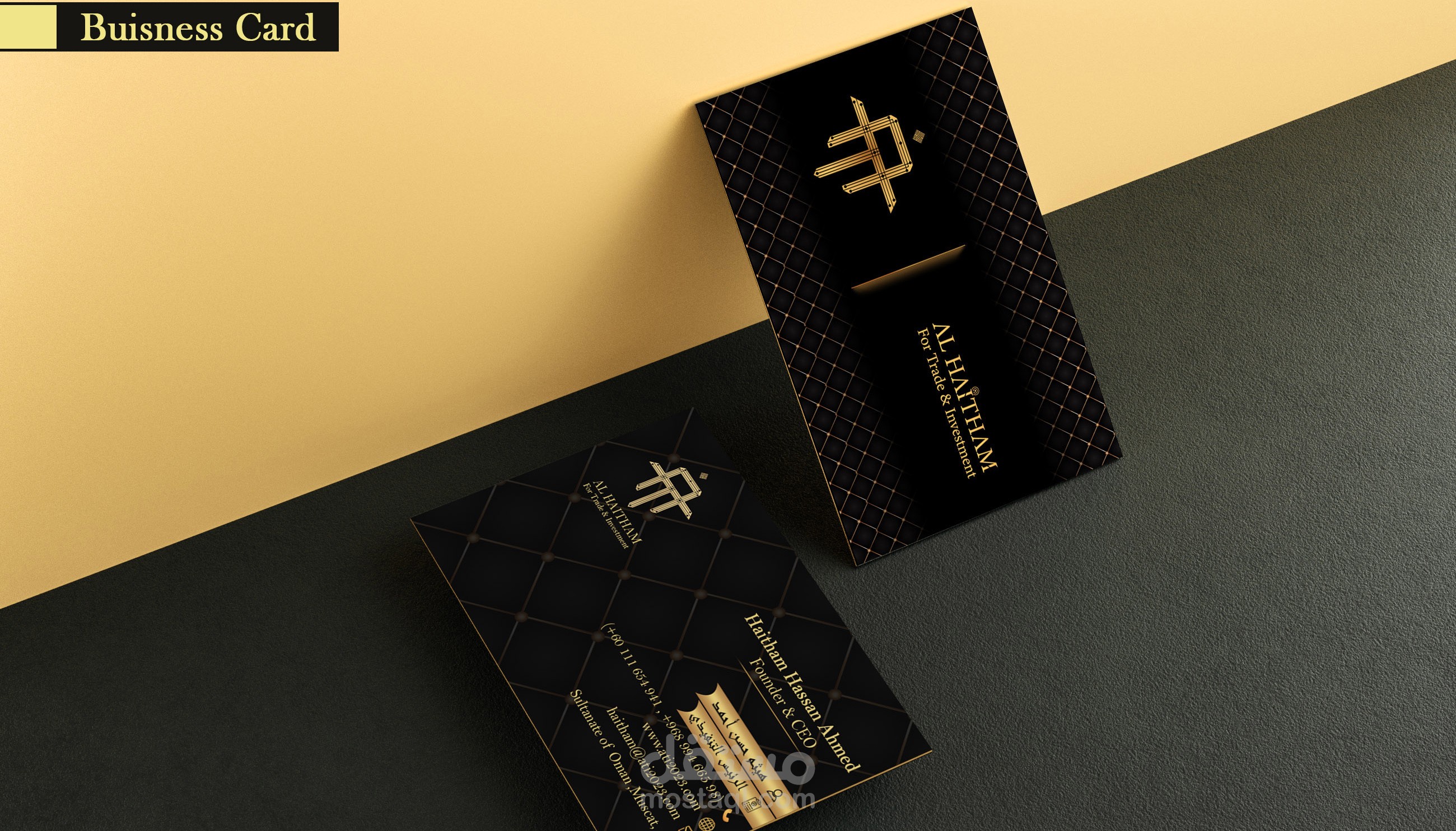تصميم نماذج بزنس كارد و ليتر هيد احترافية