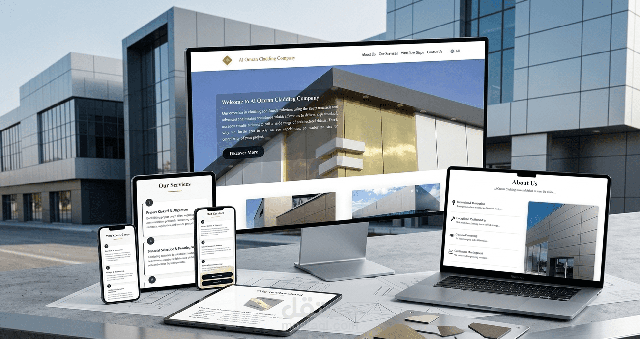 Al Omran landing page