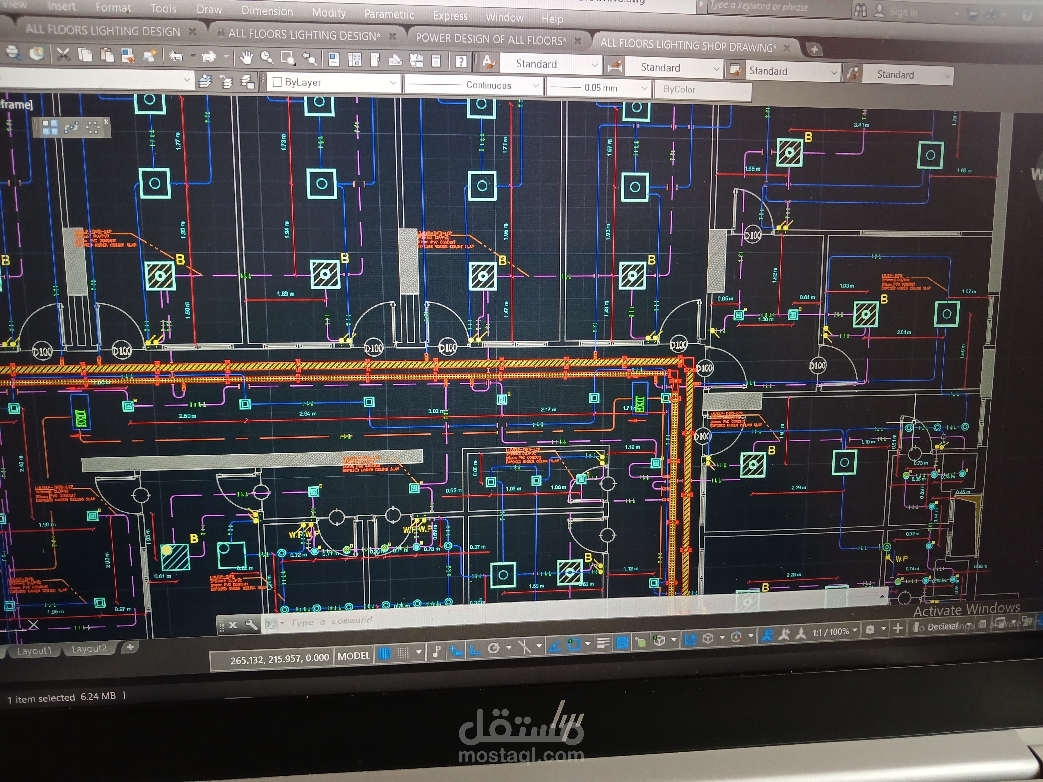 عمل shop drawing لمستشفى