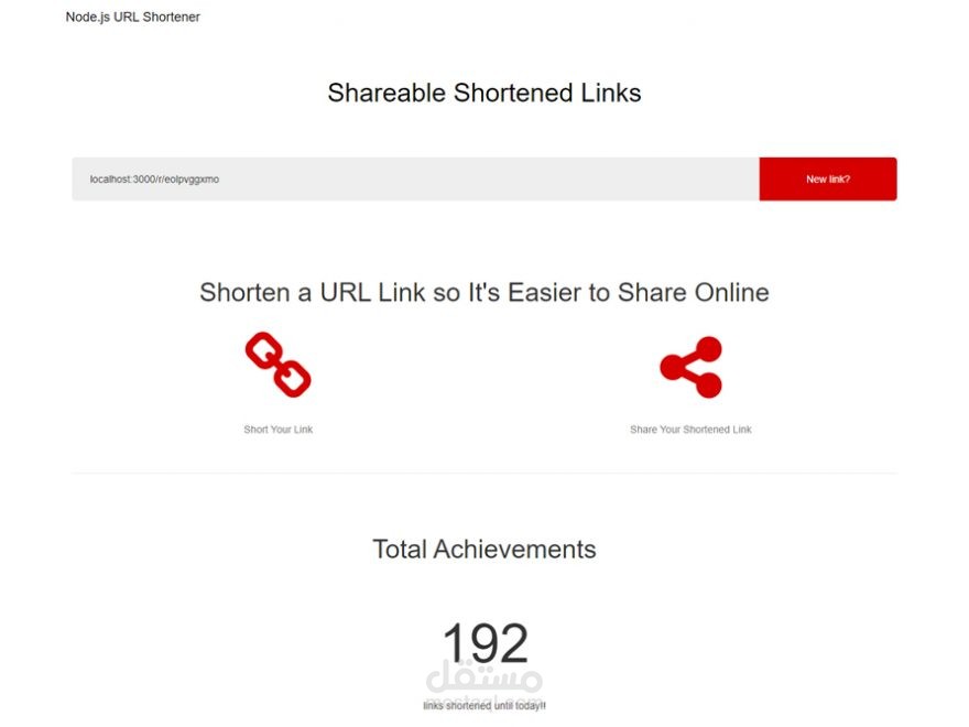 URL Shortener in NodeJS