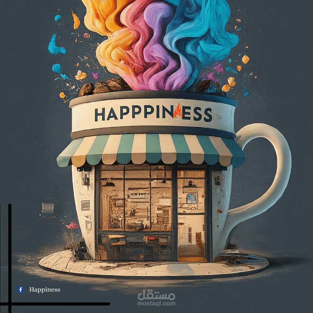 تصميم بوستر  لكافيه social media