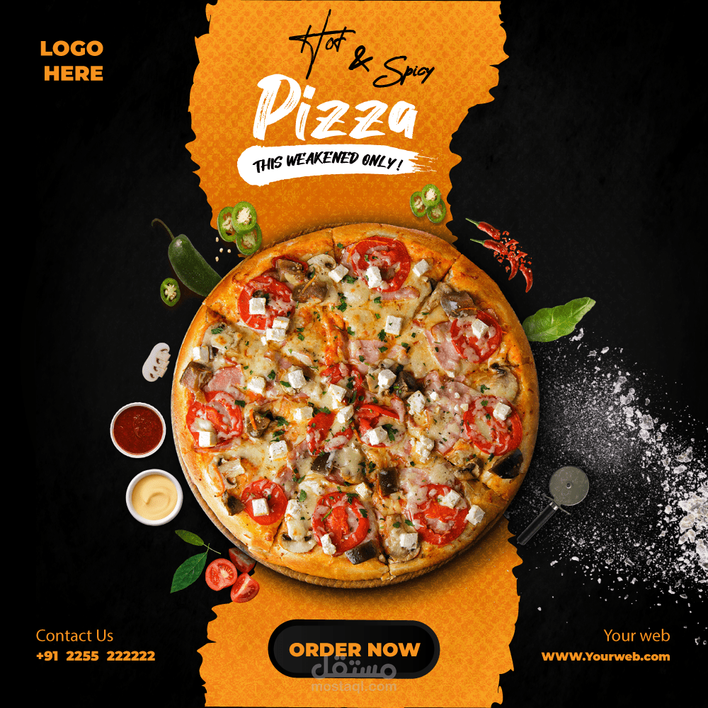 Post for a pizza restaurant