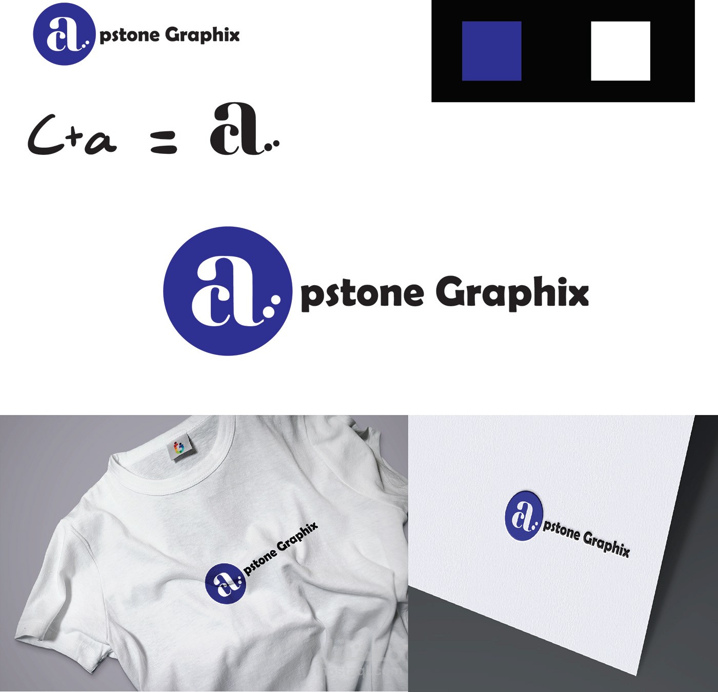 لوجو يدمج بين حرفين لشركة