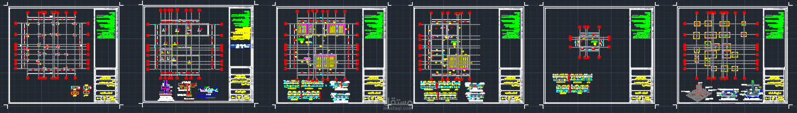 تصميم مبنى G +2 وفق الكود SBC