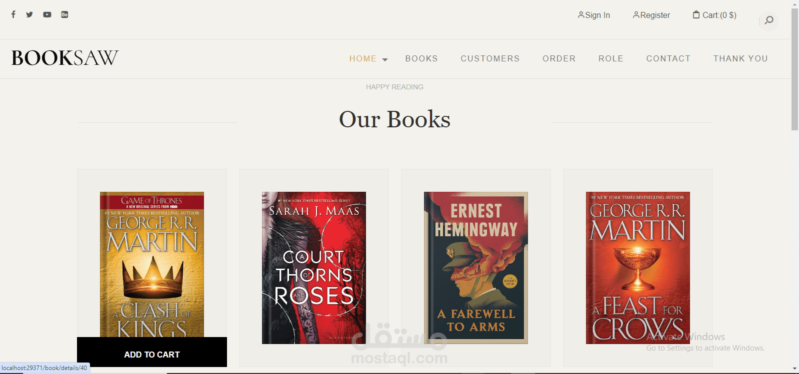 Book store Management System