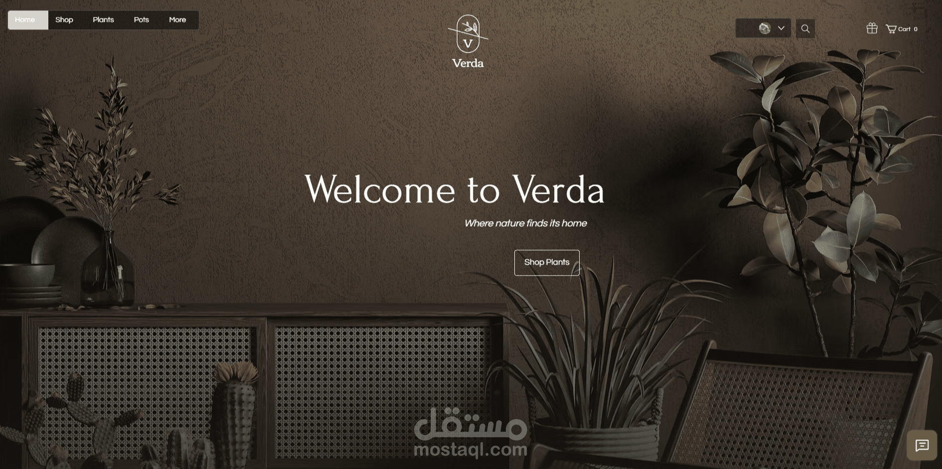 VERDA – Online Plant Store Website Design