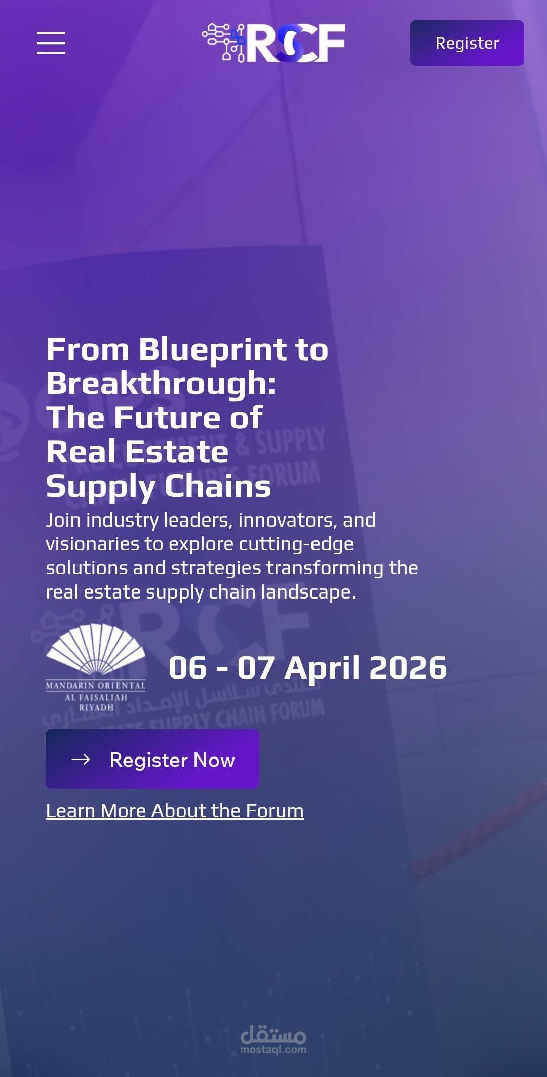 Real Estate Supply Chain Website