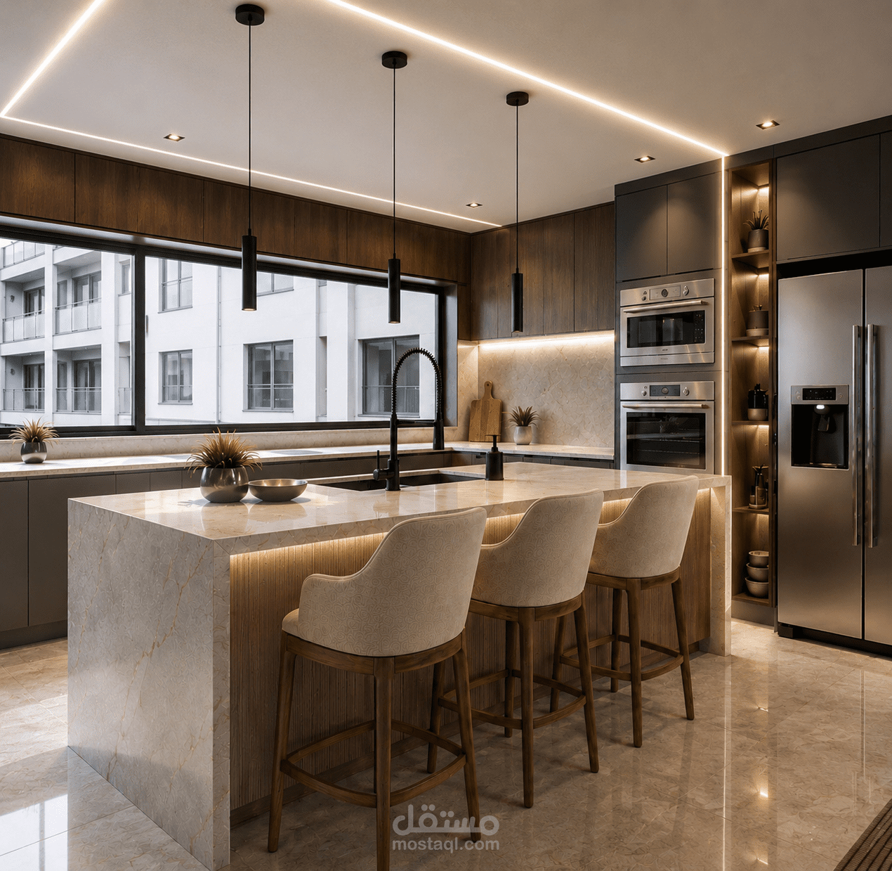 Modern Luxury Kitchen – Design Description