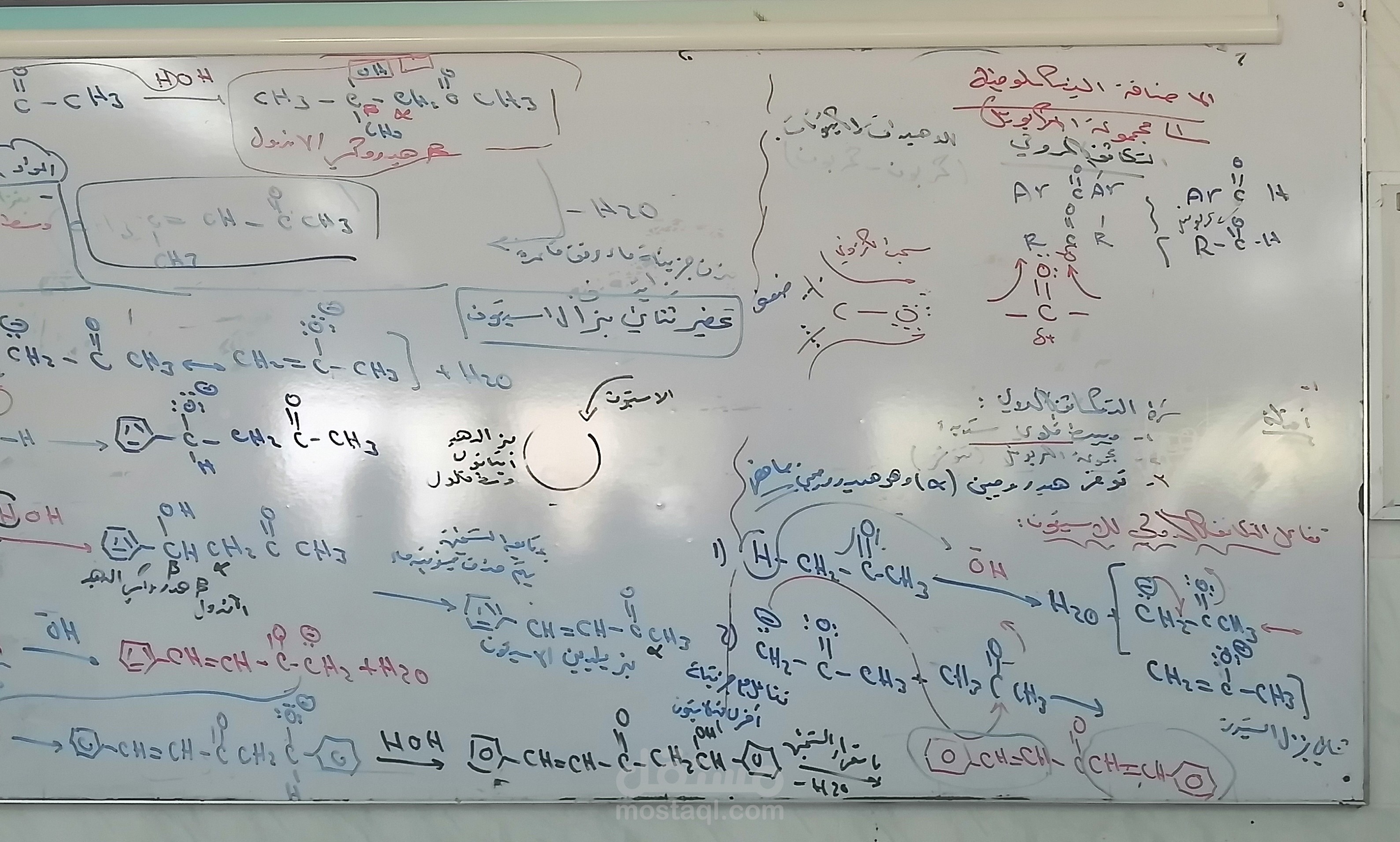 تدريس مادة الكيمياء العضوية
