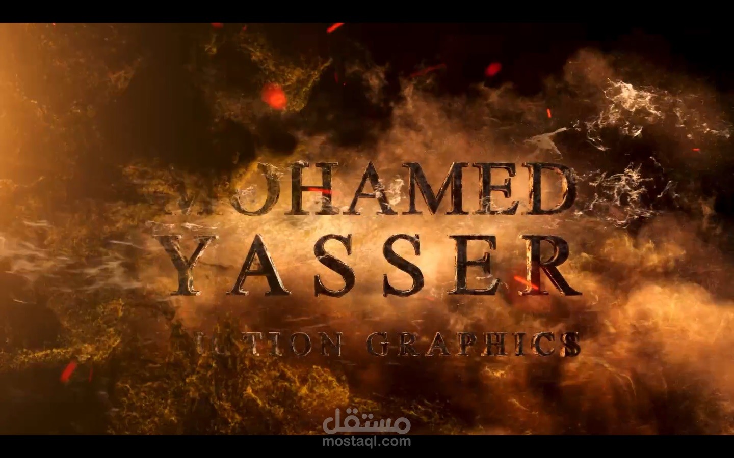 AnimatedTitle motion graphics video