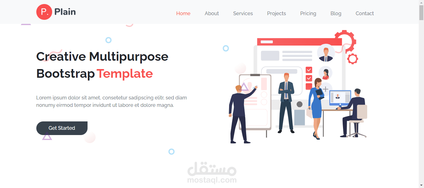Plain – Creative Multipurpose Template