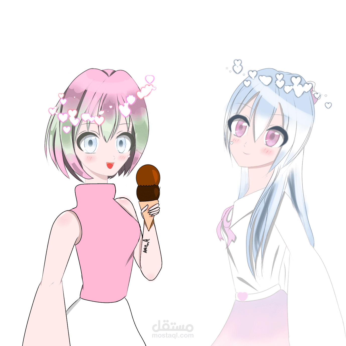 رسم انمي رقمي