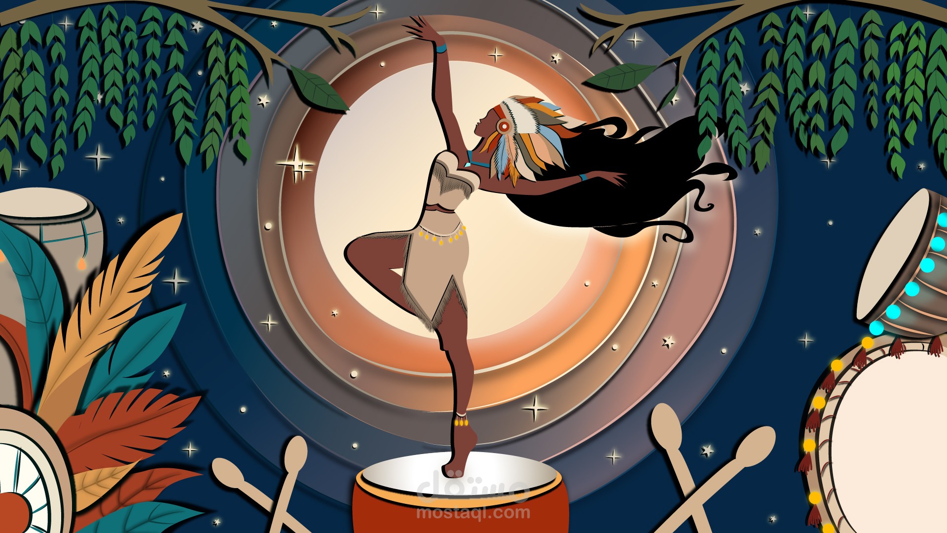 الرسم بستايل Cutout وعمل بريزنتيشن خاص بالفكرة