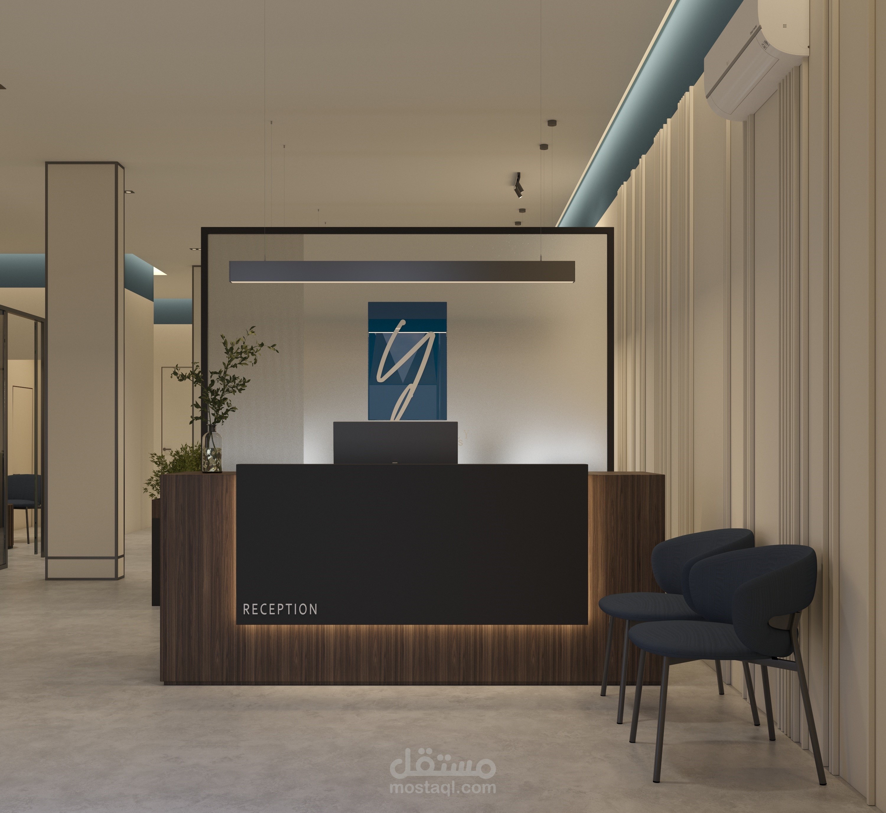 تصميم مكتب هندسي