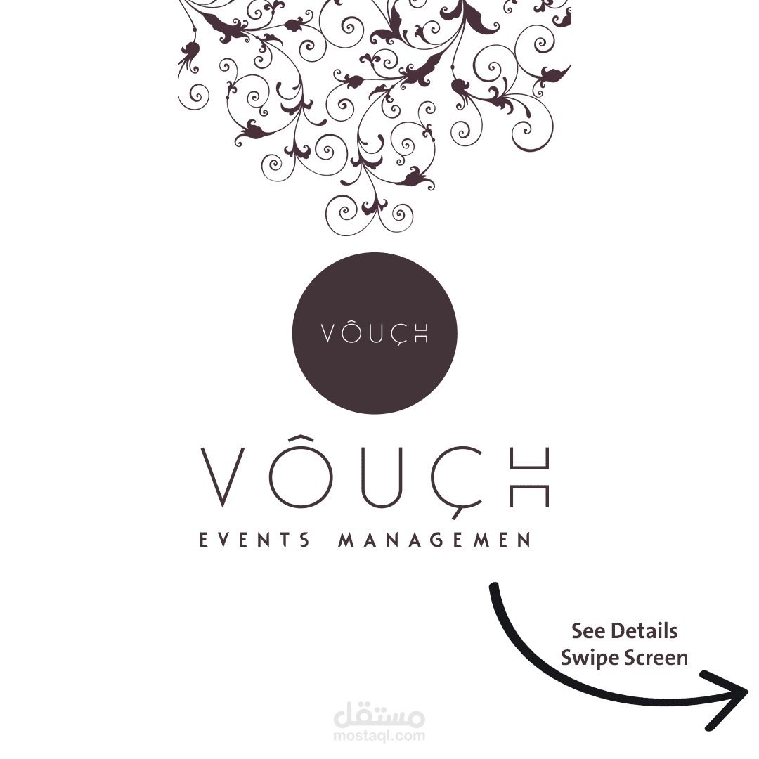 تصميم هوية فوتش لتنسيق المناسبات في السعودية