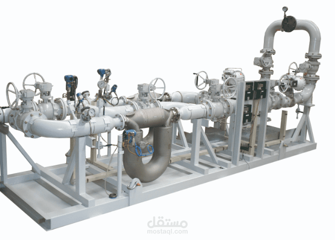 تنفيذ أعمال metering skids