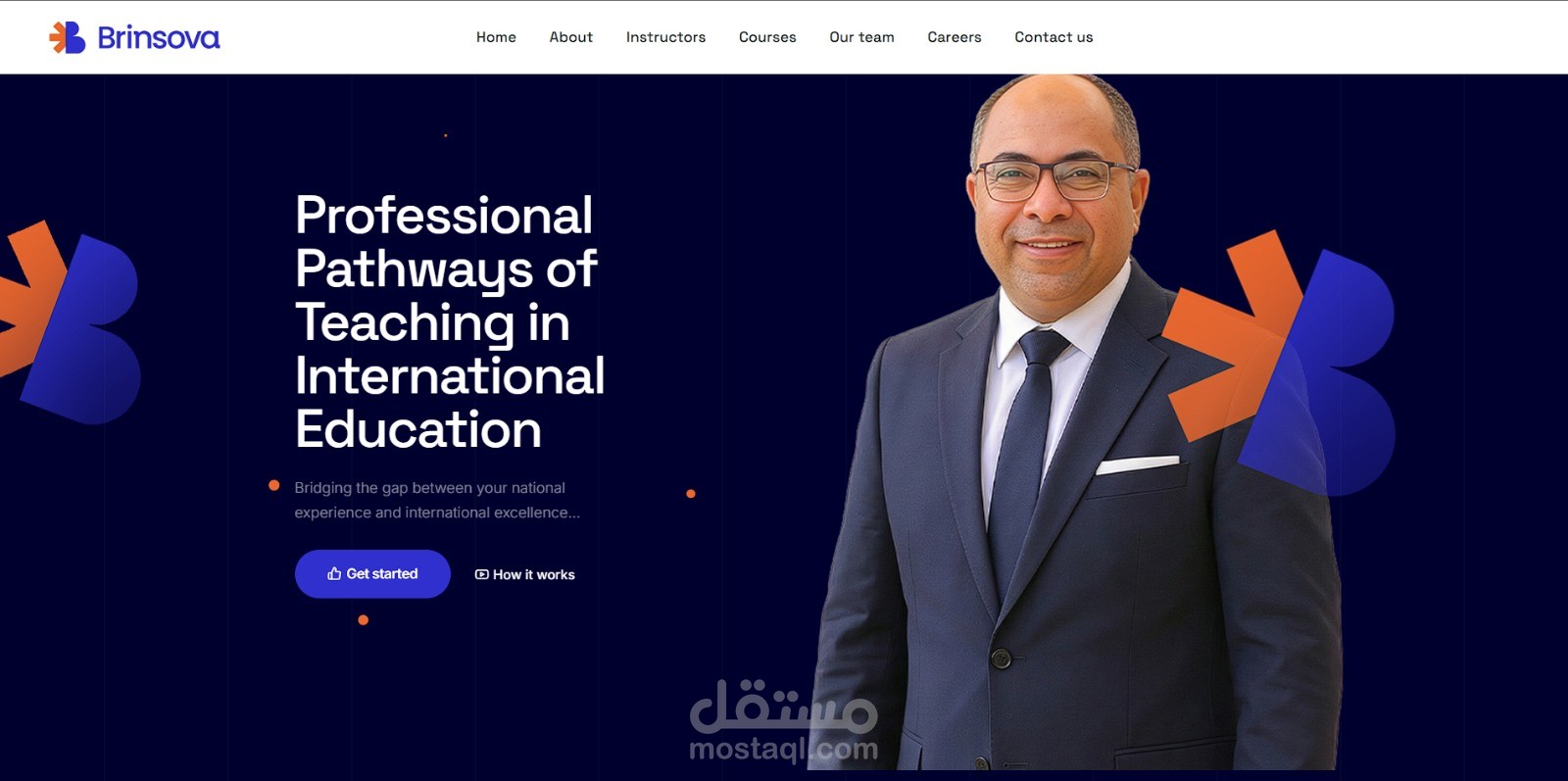 تطوير منصة Brinsova التعليمية للمعايير الدولية