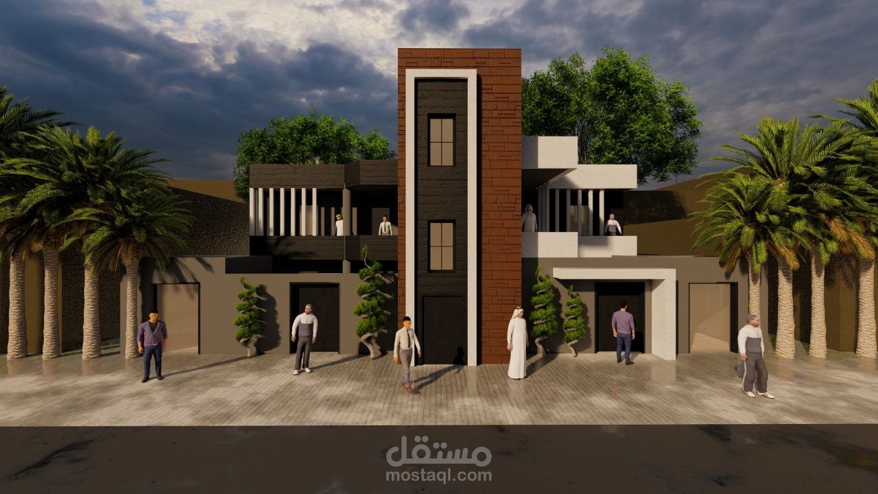 فيلا سكنية معاصرة