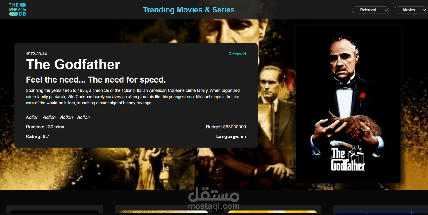 Trending movies & series
