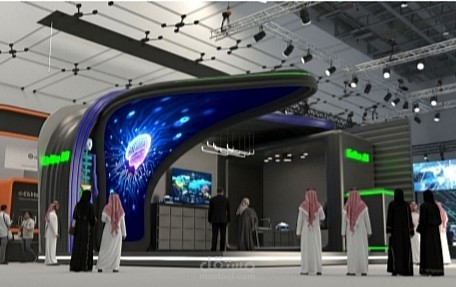 تصميم بوث للذكاء الاصطناعي - Booth Design