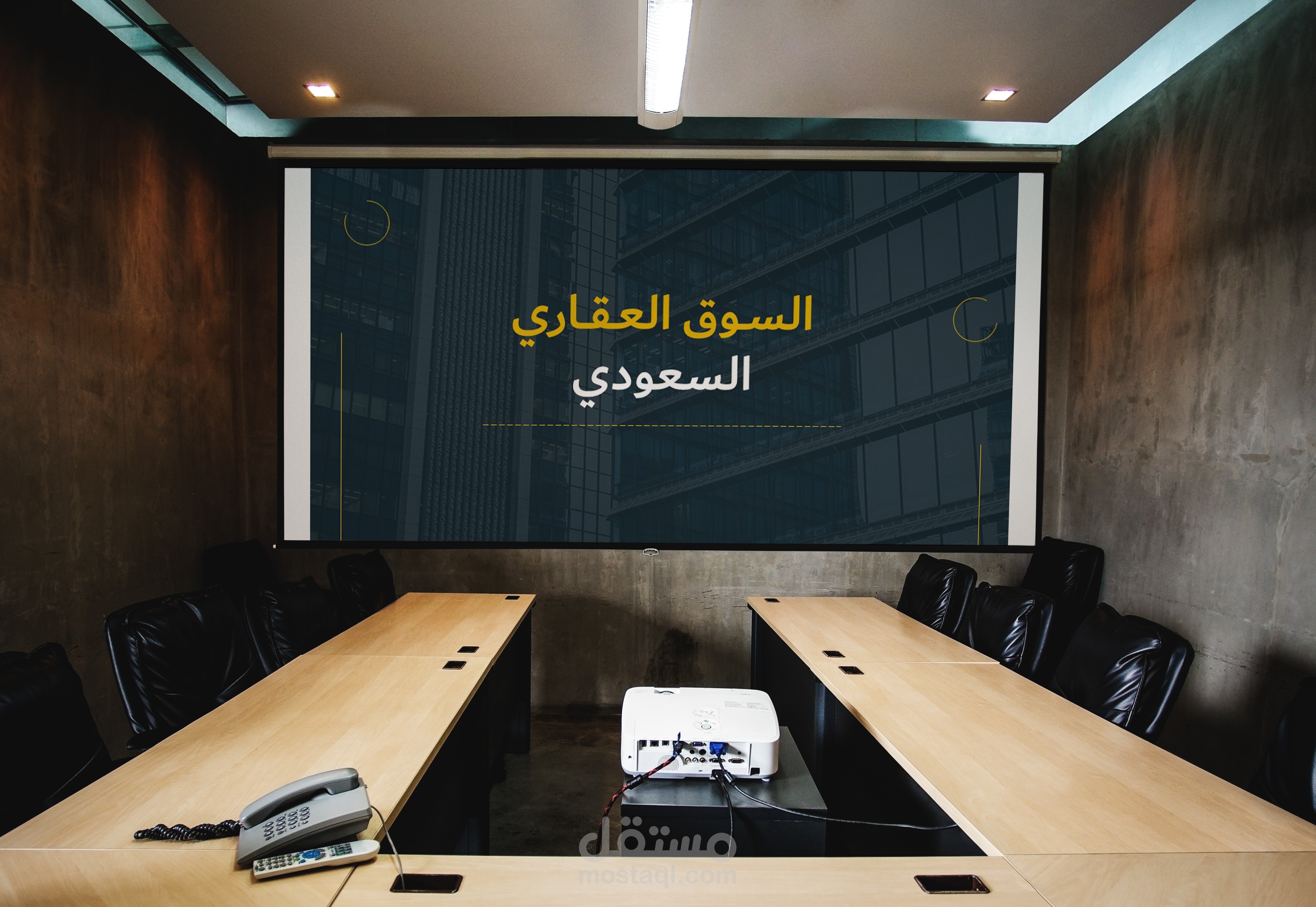 عرض باوربوينت عن سوق العقارات السعودية