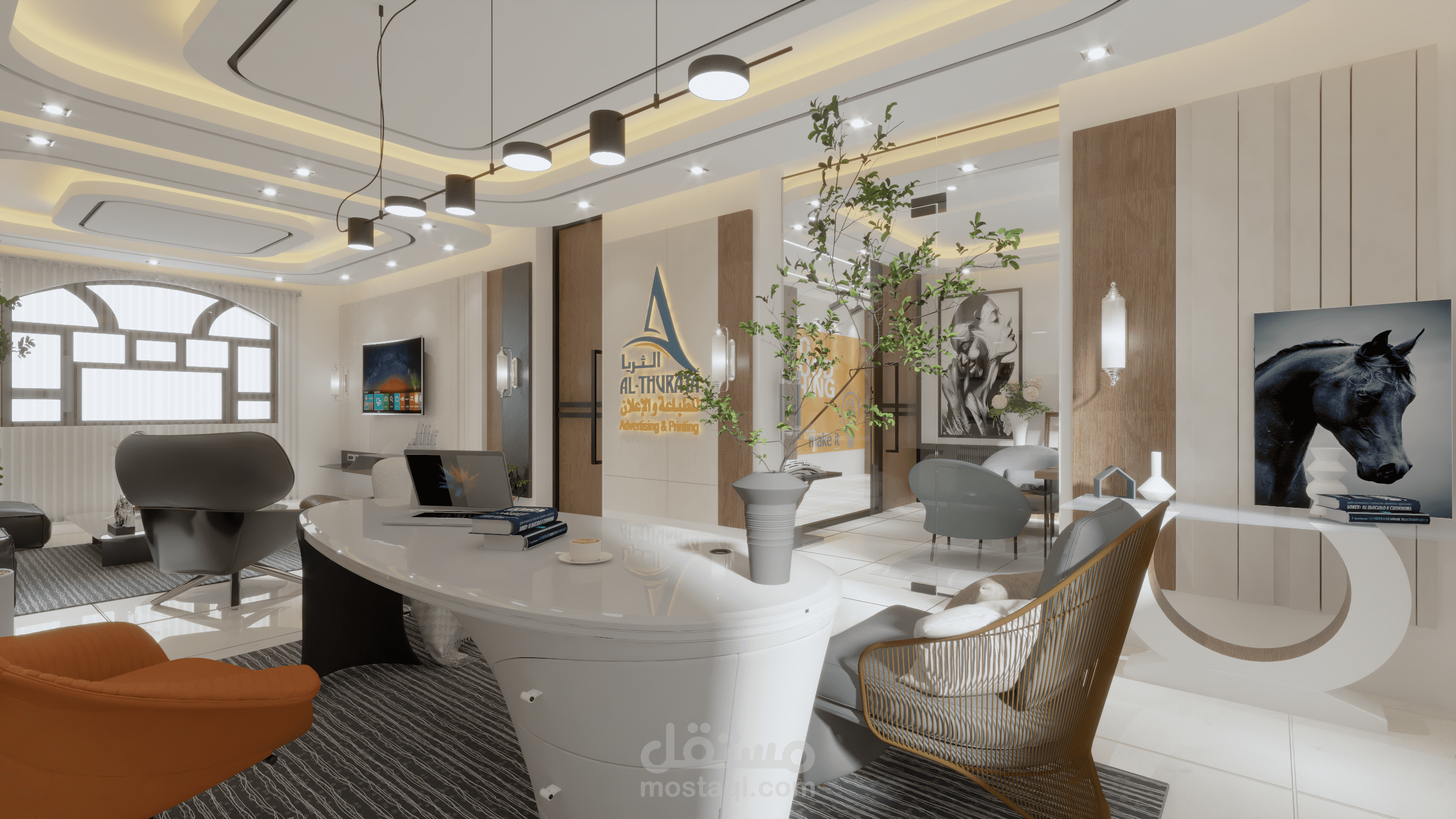 تصميم مكتبي مودرن