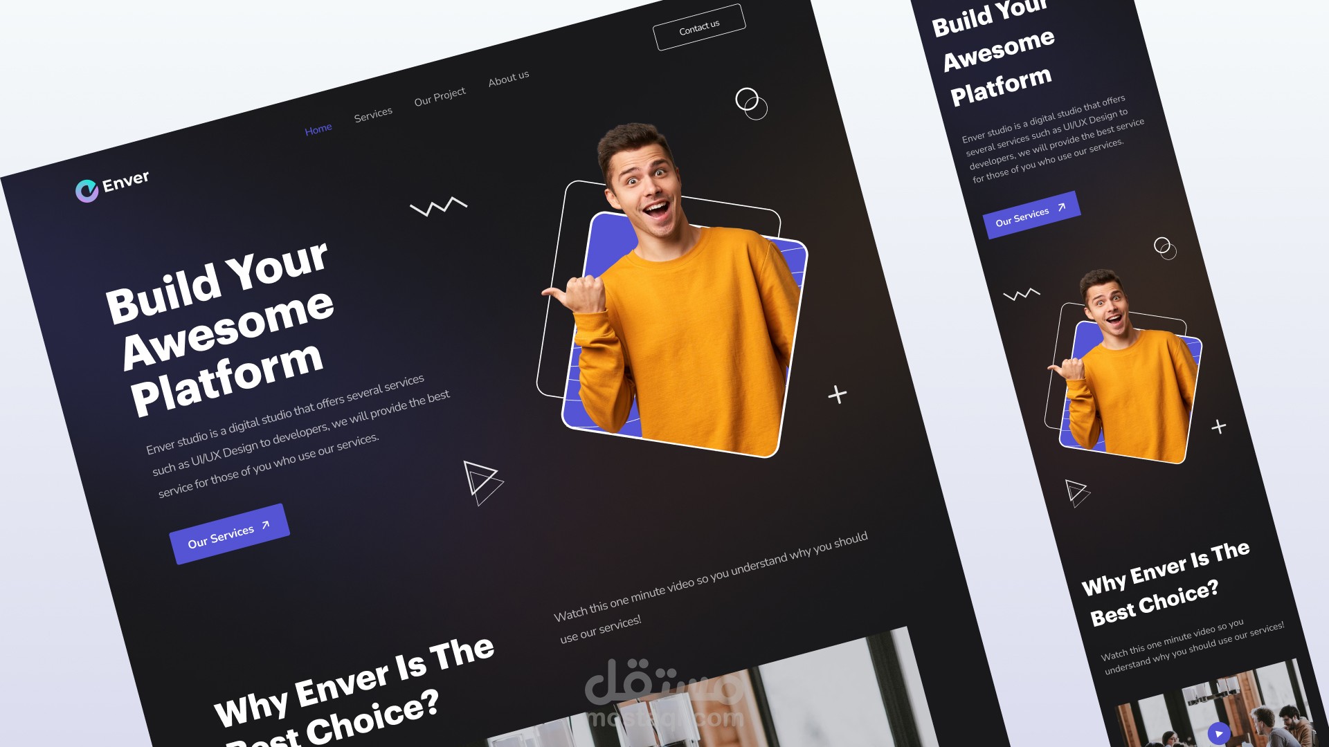 Responsive landing Page