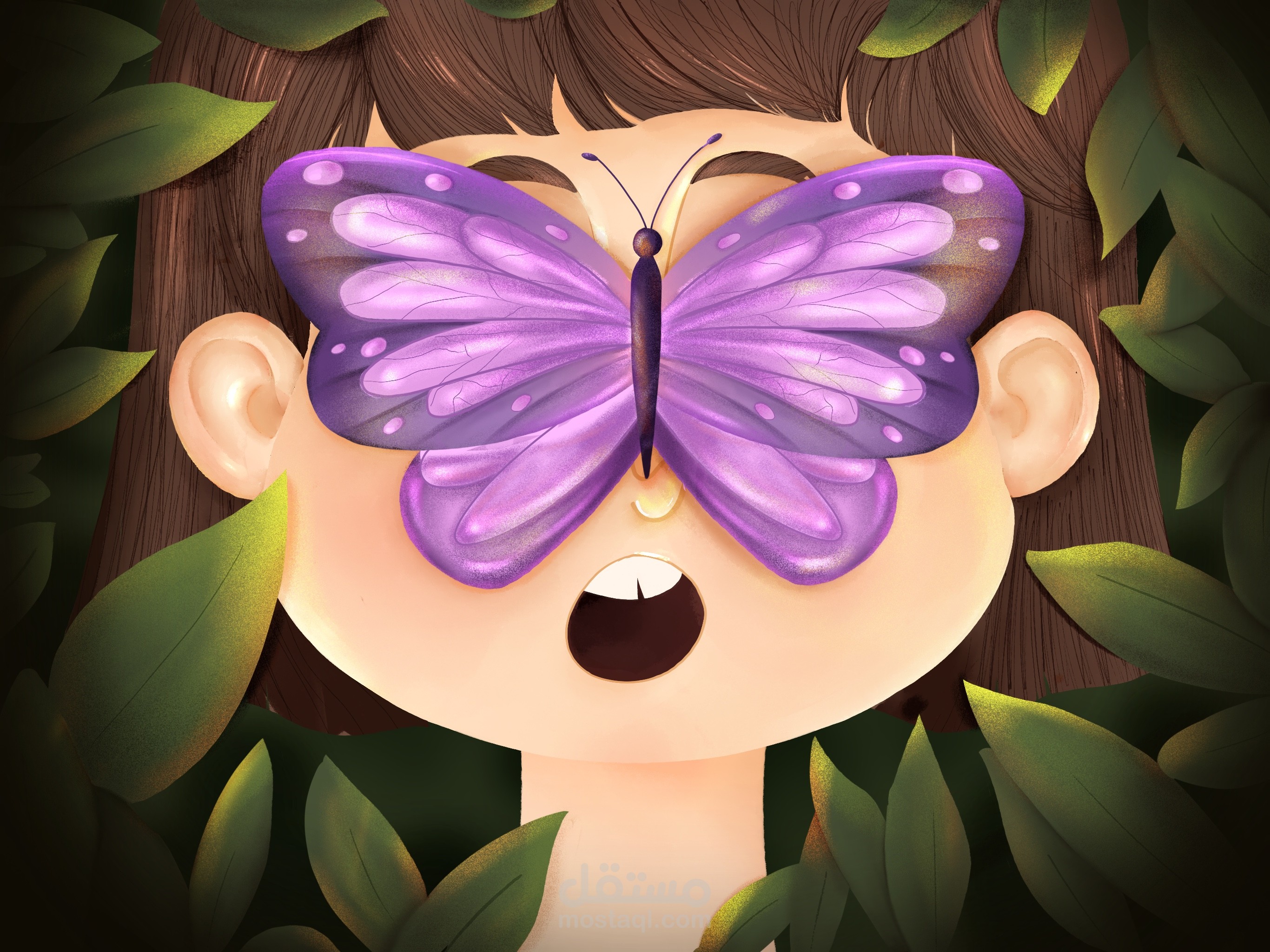 قصة تالا والفراشة السحرية