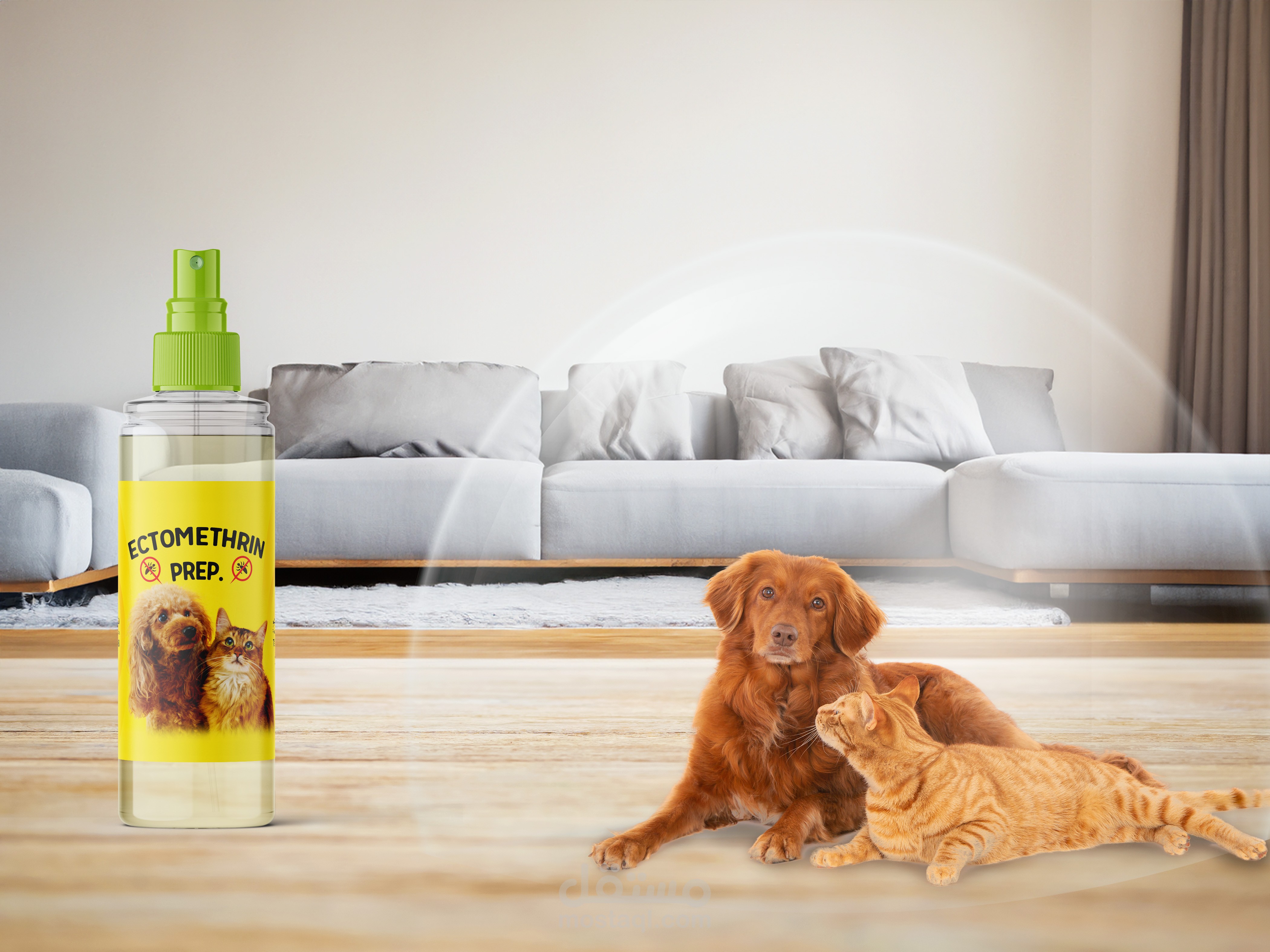 تصميم ملصق / ليبل ( Pet product label design )