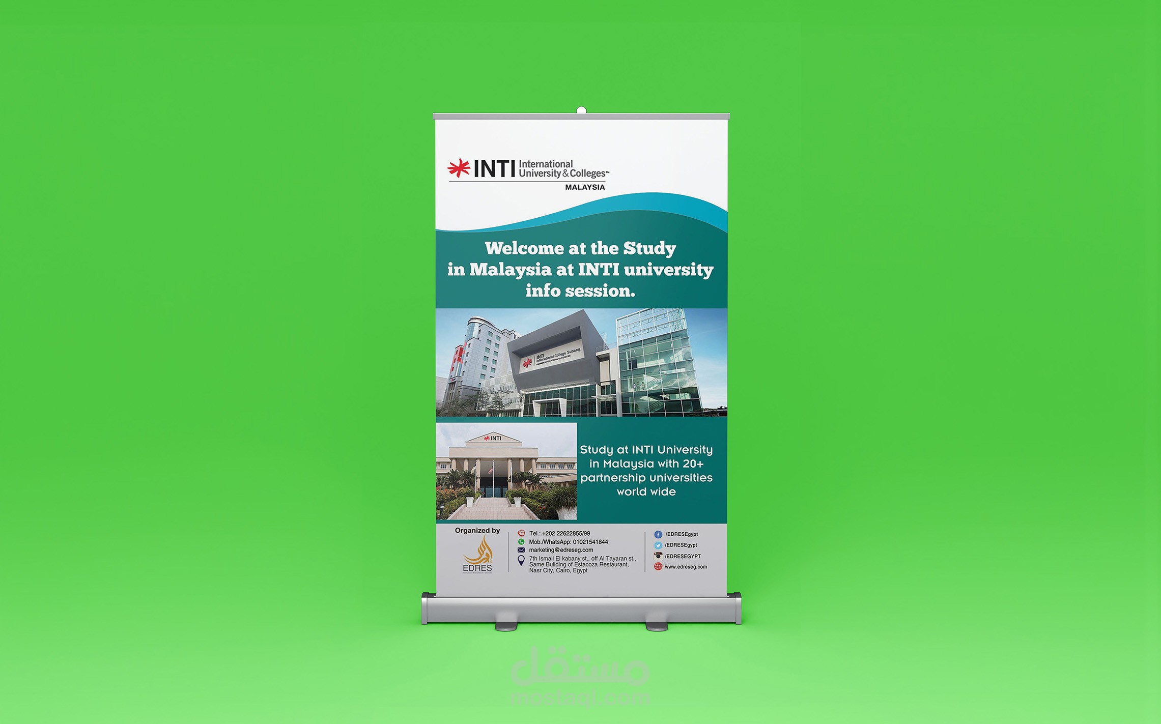 تصميم رول اب احترافي  / Roll up