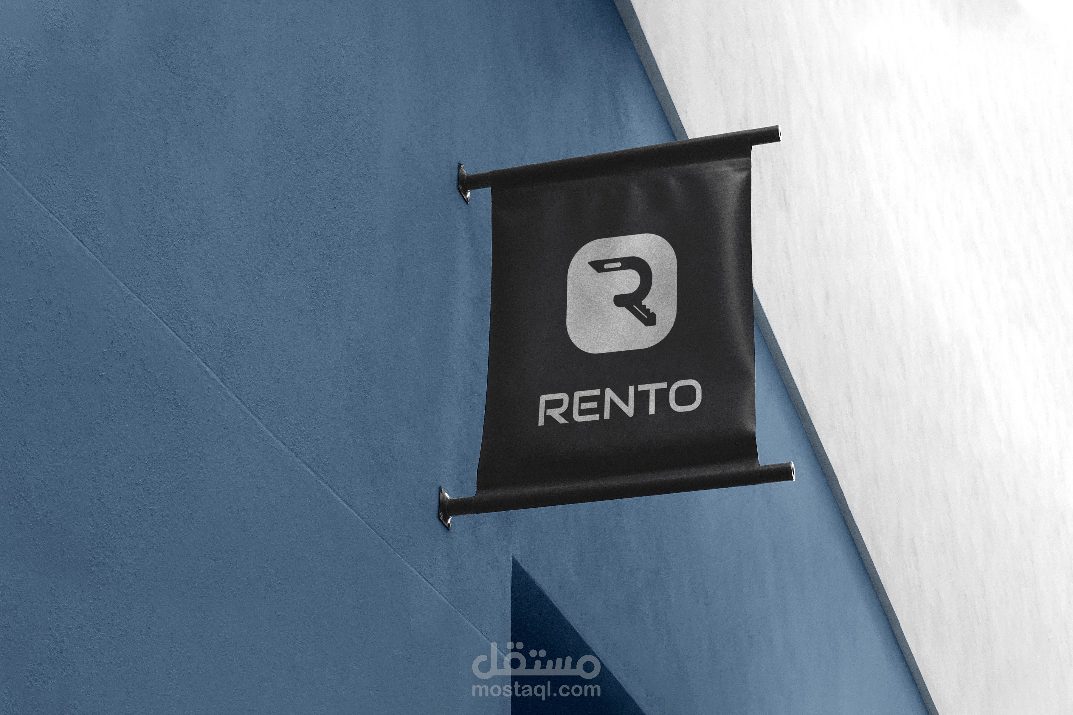 مشروع عمل شعار لشركة Rento Real E-State