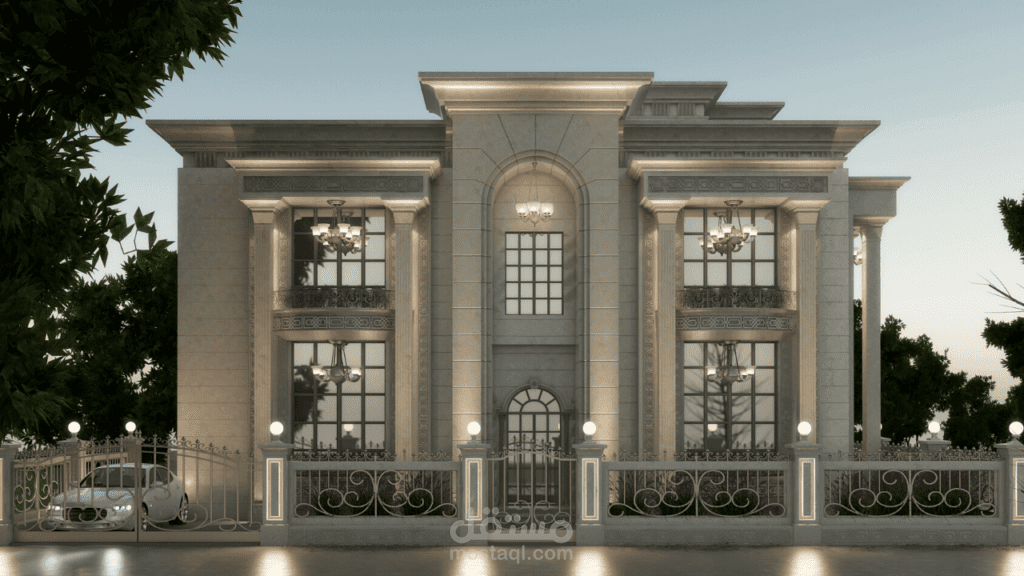 تصميمات وجهات فلل