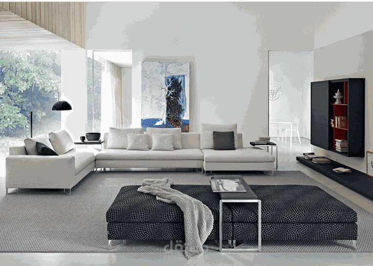 تصميم ديكورات غرف المعيشه مودرن