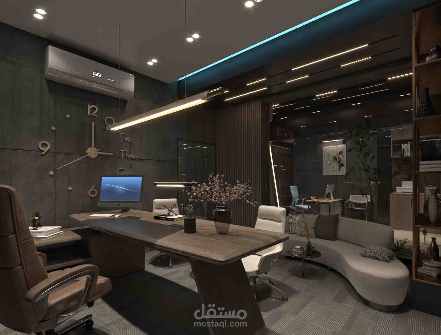 صوره لمكتبى الخاص من تصميمي