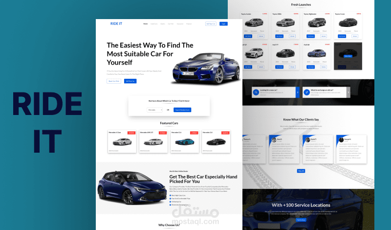 Responsive Car Selling Website