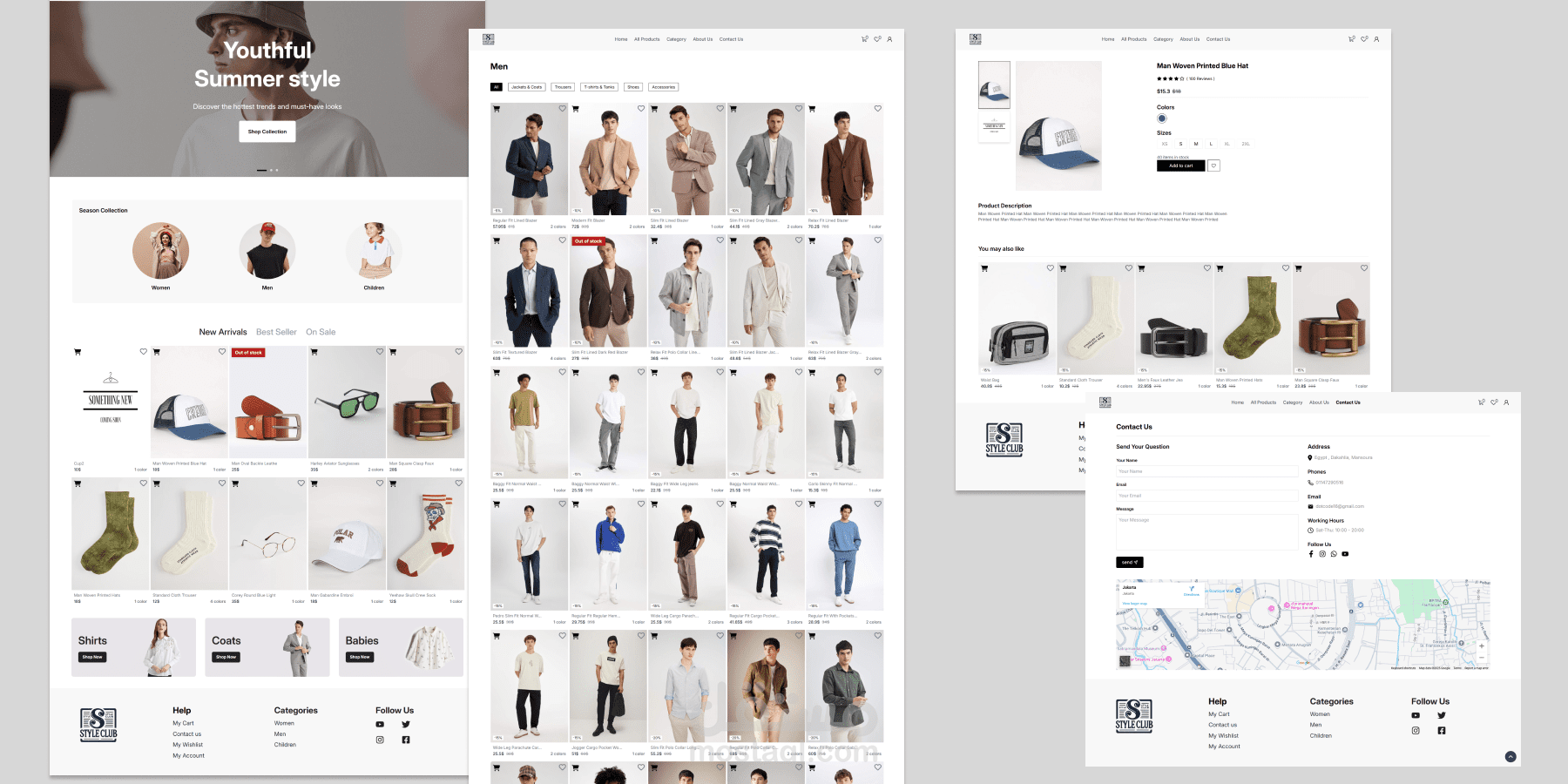 Full-stack Fashion Website