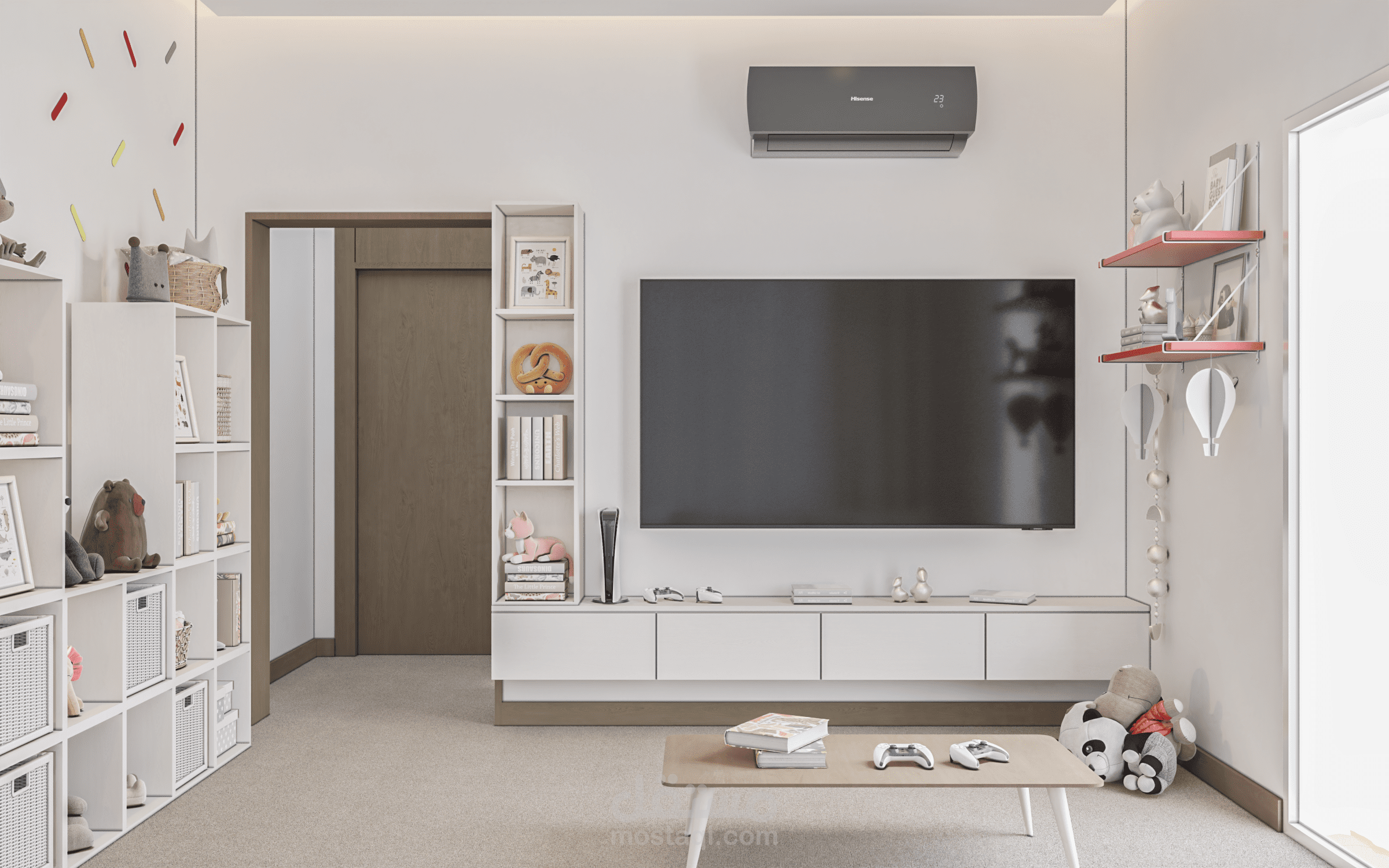 تصميم غرفة ألعاب بفيلا سكنية