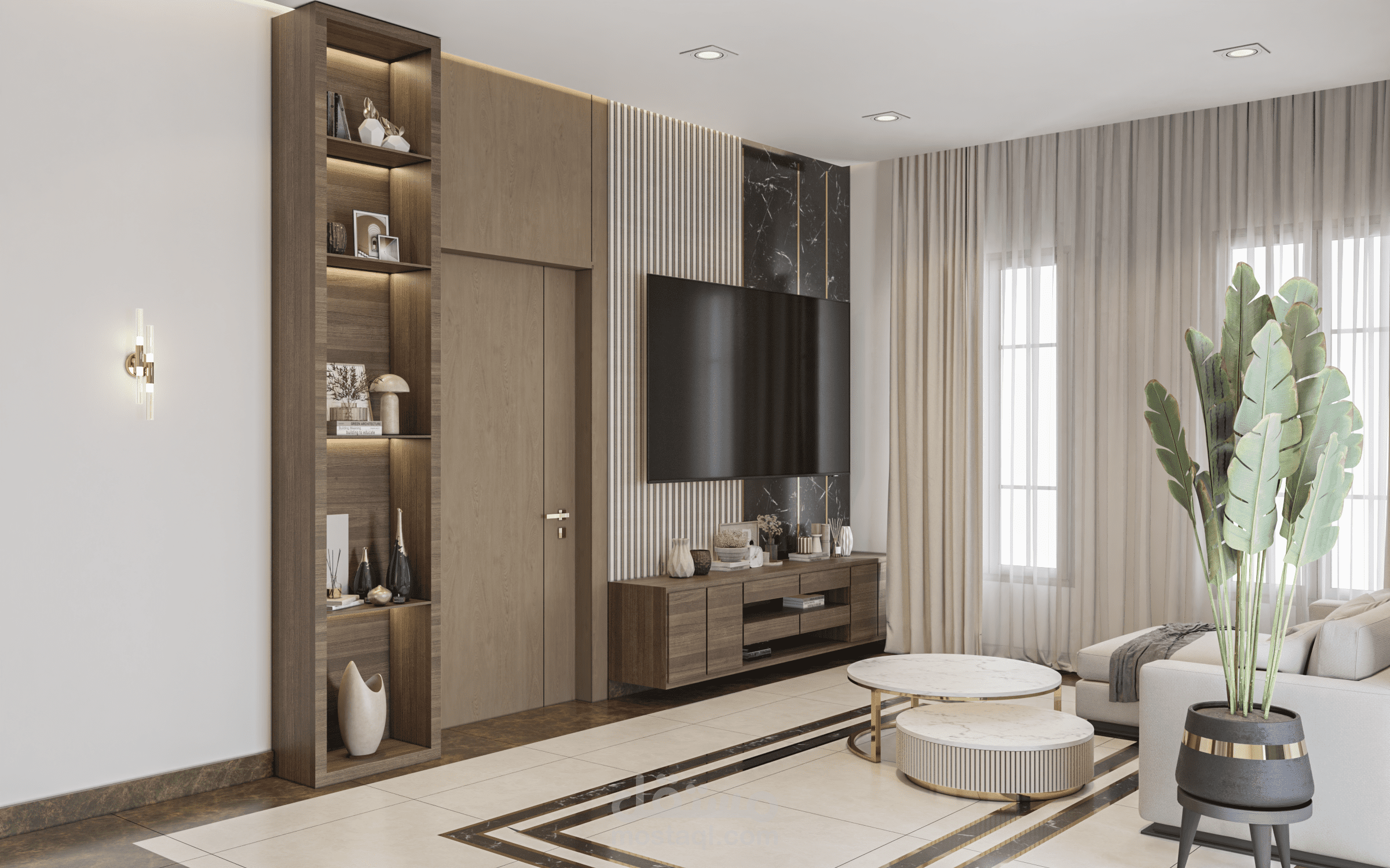 تصميم صالة معيشة