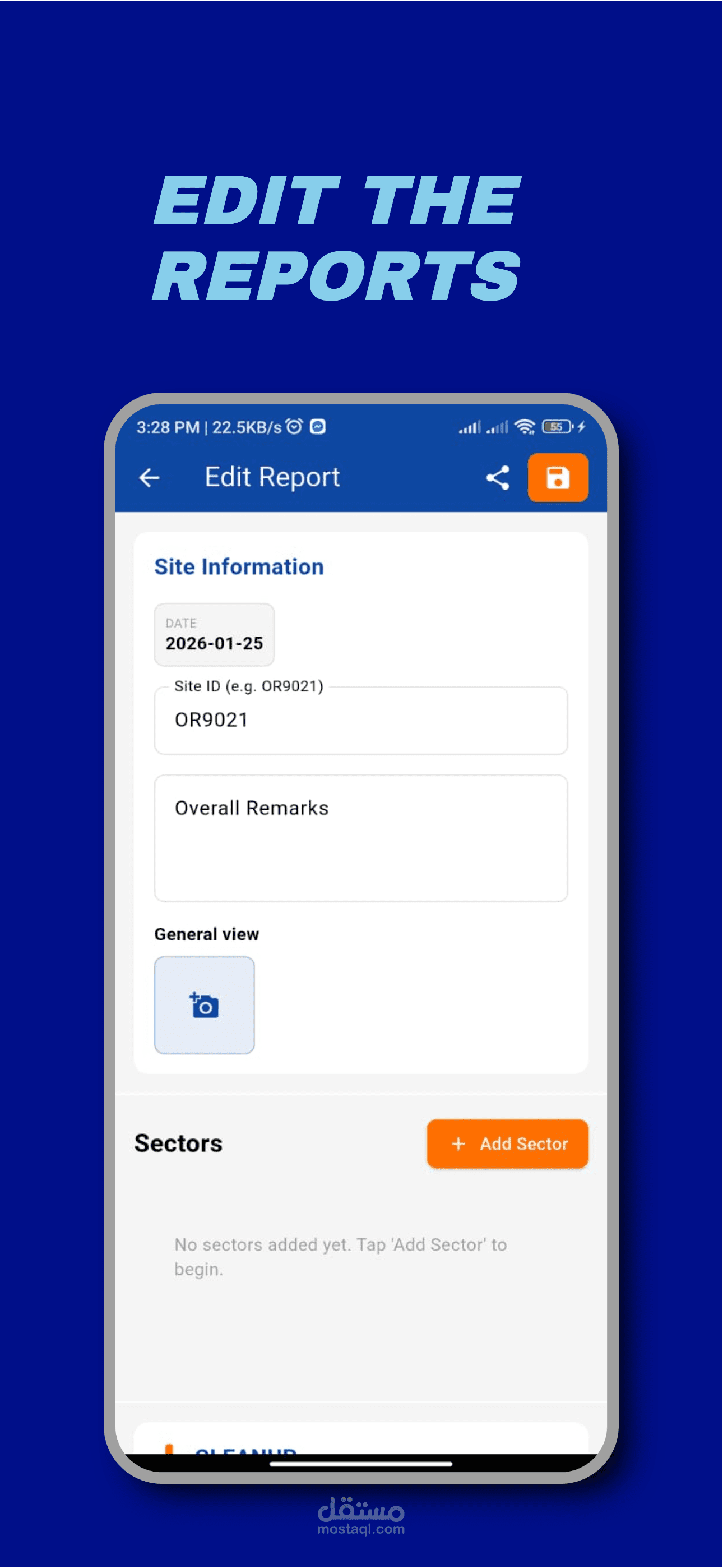 Field Operations Mobile Application