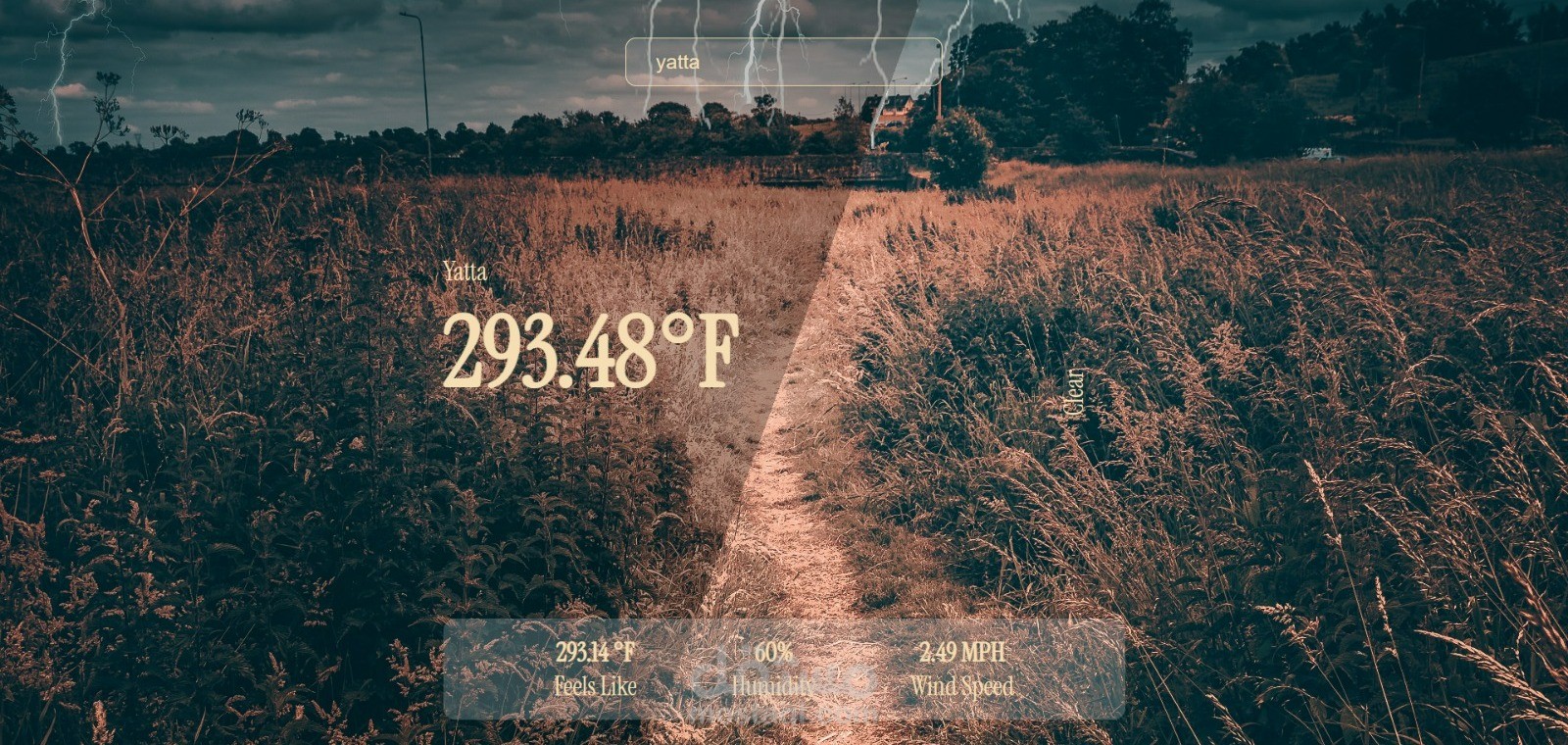 Weather Website