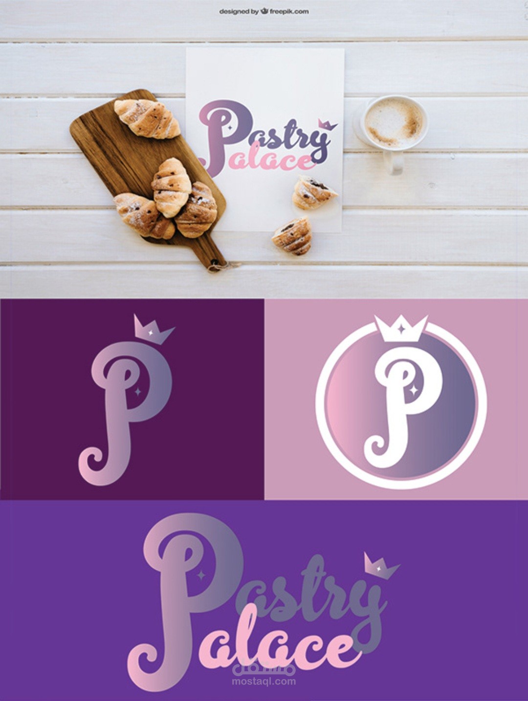 لوجو مخبز pastry Palace