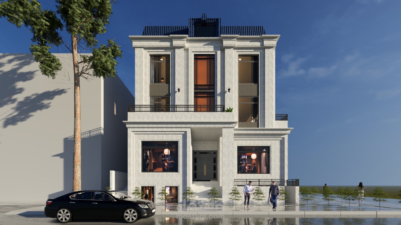 تصميم خارجي لفيلا